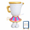 Notched Teacup With Pink Cup Holder Mascot Costume