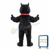 New Style Little Ugly Black Dog Mascot Costume