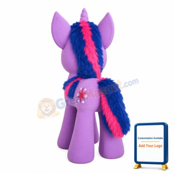 Adult Cartoon Big Eyes Pony With Horn Mascot Costume