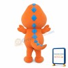 Funny Big Head Little Orange Dragon Mascot Costume