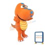 Funny Big Head Little Orange Dragon Mascot Costume