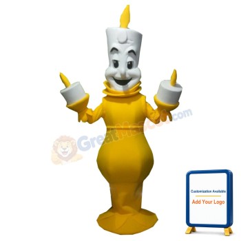 For Activity Cartoon Candle On Candlestick Mascot Costume