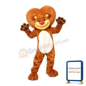 New Lifesome Lion With Caring Mane Mascot Costume