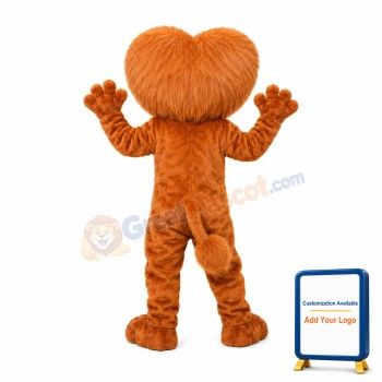 New Lifesome Lion With Caring Mane Mascot Costume