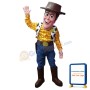 Adult Cowboy With Plaid Shirt Mascot Costume