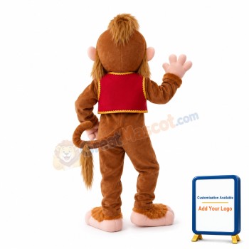 Woolly Monkey In The Acrobatic Troupe Mascot Costume