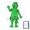Green & Yellow Dinosaur Mascot Costume