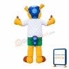 Fashion World Cup Yellow Deer Mascot Costume