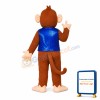 Waiter Monkey Mascot Costume For Outdoor Party
