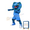 Blue Ripple Python In Sports Set Mascot Costume