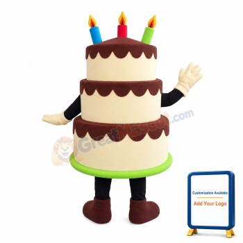 Three Tier Birthday Cake Mascot Costume