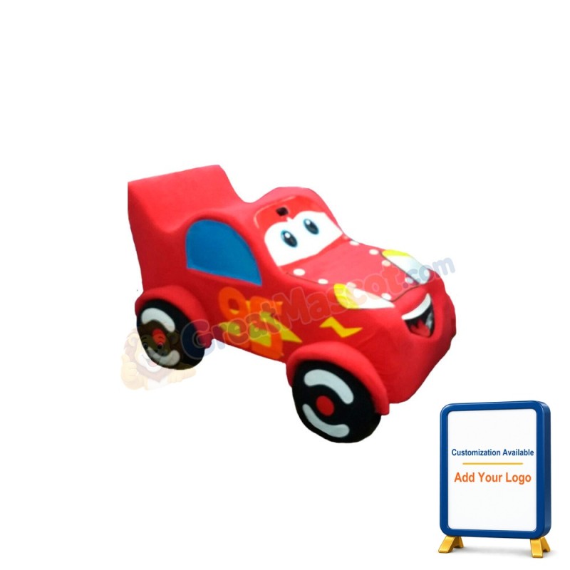 Interesting Cartoon Red Car Mascot Costume