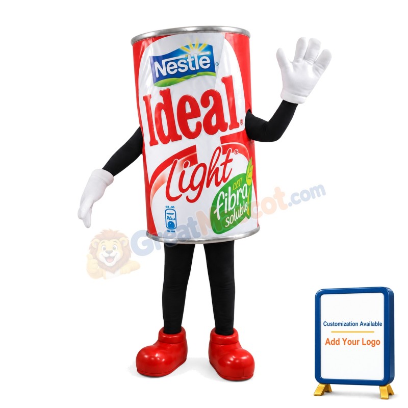 Special Humanoid Beverage Jar Mascot Costume
