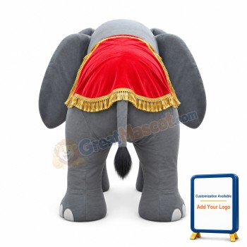 For Watching And Riding Elephant Mascot Costume