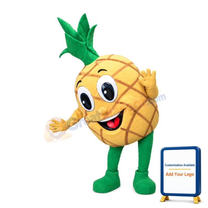 Cartoon Fresh Big Eyes Pineapple Mascot Costume