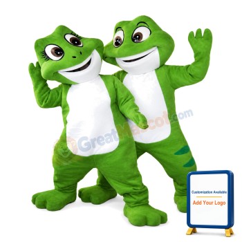 Large Cute Frog Brothers Mascot Costume