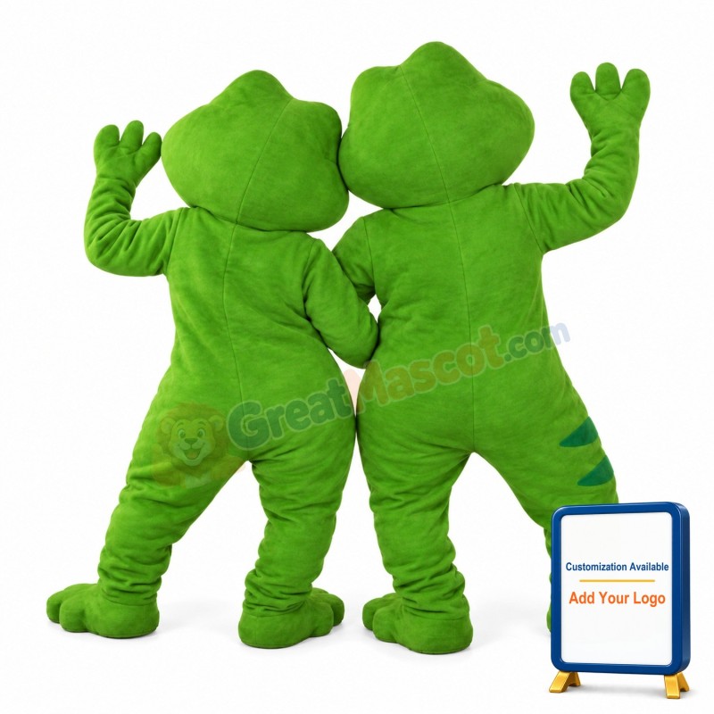 Large Cute Frog Brothers Mascot Costume