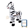 Normal Shaped Zebra Mascot Costume
