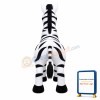 Normal Shaped Zebra Mascot Costume