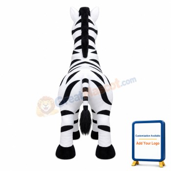 Normal Shaped Zebra Mascot Costume