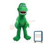 Green Little Dragon With Sharp Tooth Mascot Costume