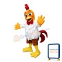 Adult Interesting White Chicken Mascot Costume