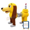 New Kind Yellow Spring Dog Mascot Costume