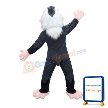 Old Blue Face Wild Monkey Mascot Costume