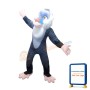 Old Blue Face Wild Monkey Mascot Costume