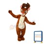 Short Plush Little Moose Mascot Costume