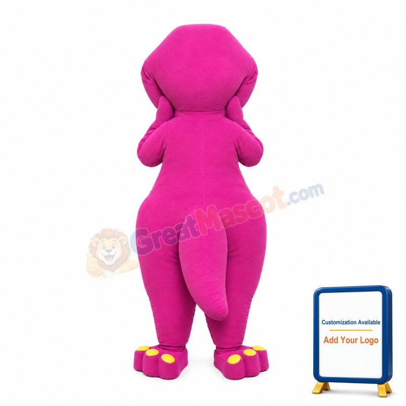 Shy Rose Red & Green Dragon Mascot Costume