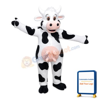Classic Design Cartoon Cow Mascot Costume