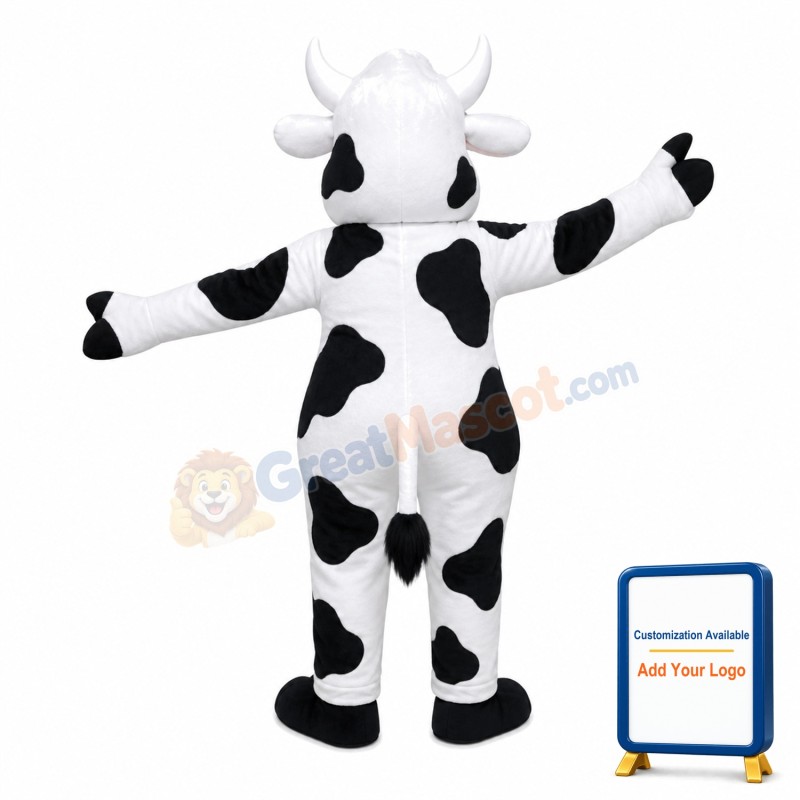 Classic Design Cartoon Cow Mascot Costume