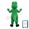 Dazed Green & White Dragon Mascot Costume