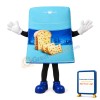 Light Blue Toast Bag Mascot Costume