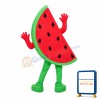 Cartoon Cute Slice Watermelon Mascot Costume