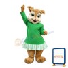 Squirrel Sisters With Colorful Set Mascot Costume