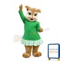 Squirrel Sisters With Colorful Set Mascot Costume