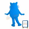Strange Blue Egg Shaped Doll Mascot Costume