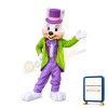 Gentleman Rabbit With Green Tuxedo Mascot Costume