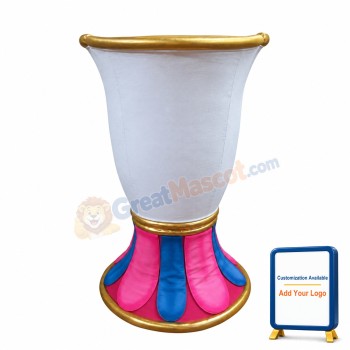 Cartoon Notched Large Teacup Mascot Costume