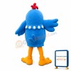 Little Fat Blue Chicken Mascot Costume