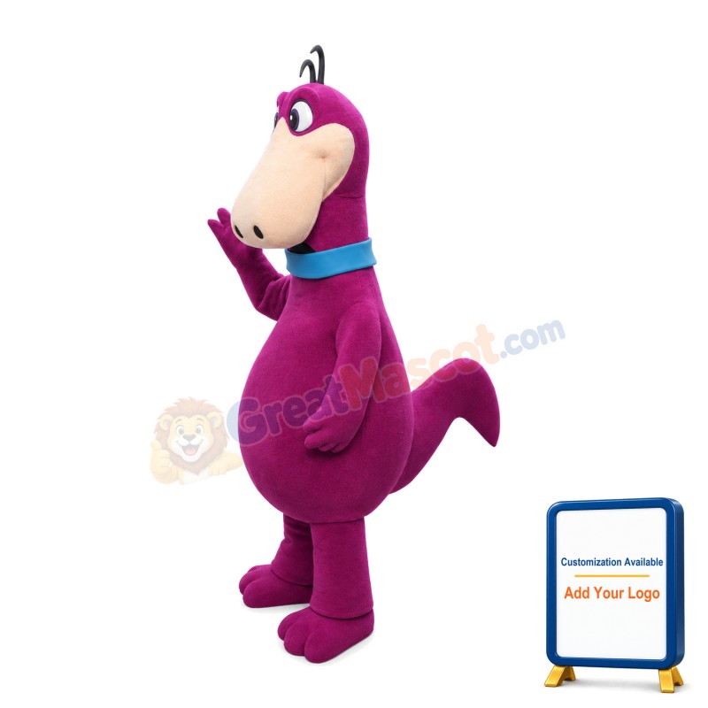 Fancy Purple Duck Mascot Costume