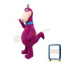 Fancy Purple Duck Mascot Costume