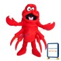 Red Big Lobster Holding Pliers Mascot Costume