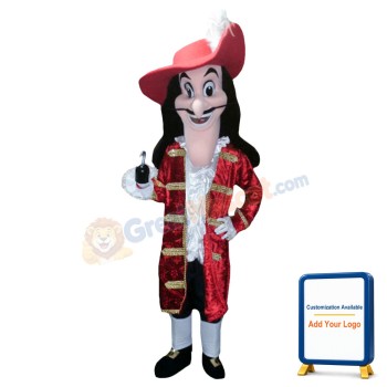Long Chin Nobel Gentleman Mascot Costume