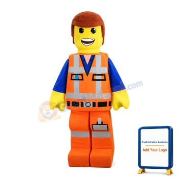 Great Kind Uncle Fireman Mascot Costume