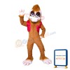 Funny Style Monkey In Red Vest Mascot Costume