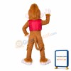 Funny Style Monkey In Red Vest Mascot Costume
