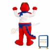 Big Mouth Cartoon Red Dragon Mascot Costume